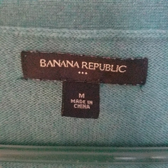 💙BANANA REPUBLIC TEAL ZIPPER CARDIGAN💙 - Picture 2 of 4